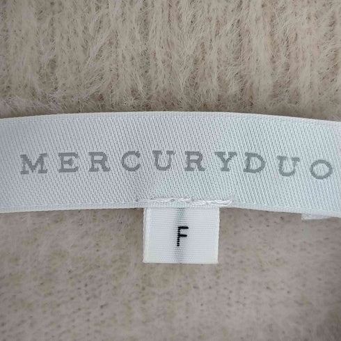 マーキュリーデュオ MERCURYDUO ミニシャギーハーフスリーブニット レディース FREE