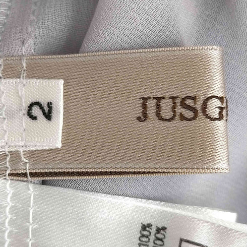 ジャスグリッティー JUSGLITTY パール釦エアリーフレンチブラウス レディース 2