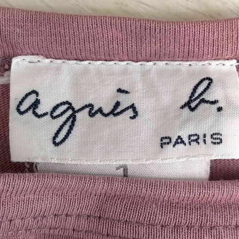アニエスベー agnes b. 90s フランス製 コットン 半袖カットソー レディース 1
