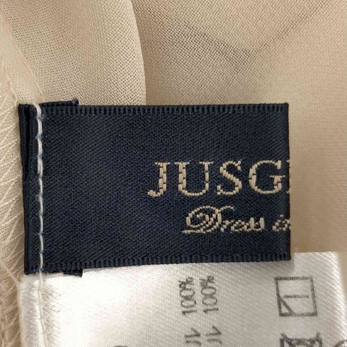 ジャスグリッティー JUSGLITTY ウォッシャブル楊柳プリーツ袖フレアブラウス レディース 2