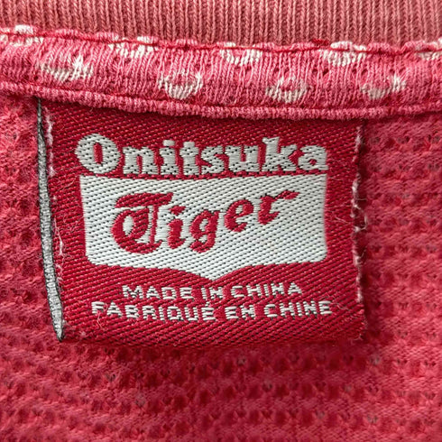 オニツカタイガー ONITSUKA TIGER トラ柄 サーマルカットソー メンズ import:XL