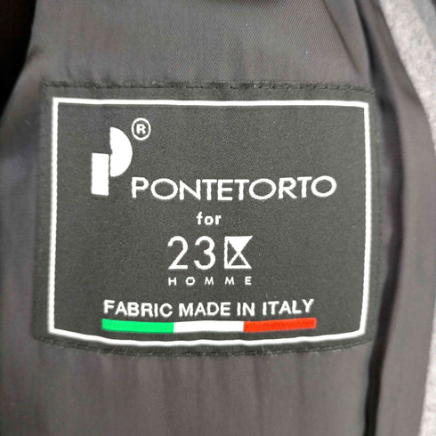 ニジュウサンクオム 23区HOMME PONTETORTO カシミヤ4 ステンカラーコート メンズ