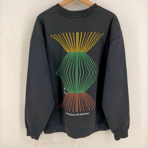 ブレインデッド BRAIN DEAD Fractal Crewneck Sweatshirt メンズ JPN:L