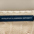 ラルフローレン RALPH LAUREN ポニー刺繍 Vネック ケーブルコットンニット レディース import:M