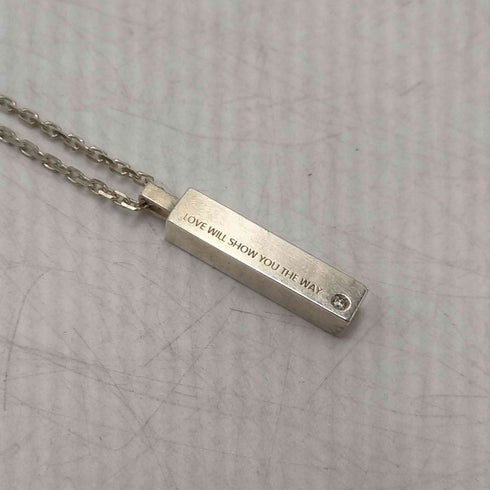 ザキッス THE KISS SILVER モノリス チャーム ネックレス レディース