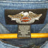 ハーレーダヴィットソン HARLEY DAVIDSON 90-00s ロゴワッペン デニムL/Sシャツ メンズ 2XL