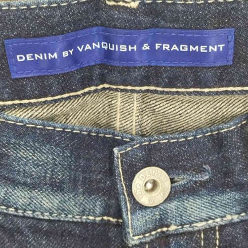 デニムバイヴァンキッシュフラグメント DENIM BY VANQUISH & FRAGMENT ダメージ ストレート デニム パンツ メンズ 30