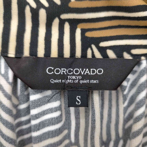 corcovado 幾何学模様 ジオメティックパターンワンピース レディース JPN:S