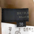 バーバリーブラックレーベル BURBERRY BLACK LABEL リネン混 ひざ丈 メタルボタンタイトスカート レディース 38