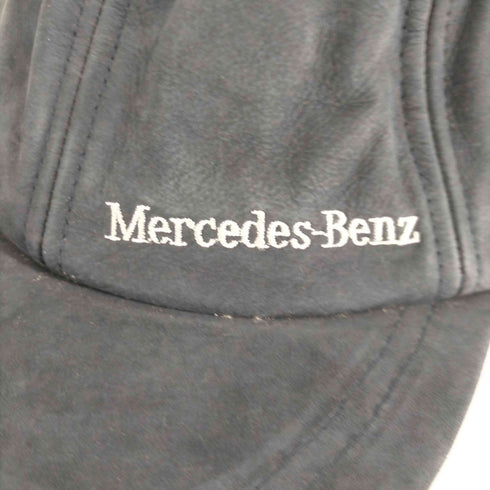 メルセデスベンツ MERCEDESBENZ 90-00sロゴ刺繍カウレザーキャップ メンズ