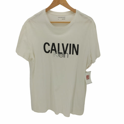 カルバンクラインジーンズ Calvin Klein Jeans ロゴ刺繍 プリント カットソー メンズ JPN:L