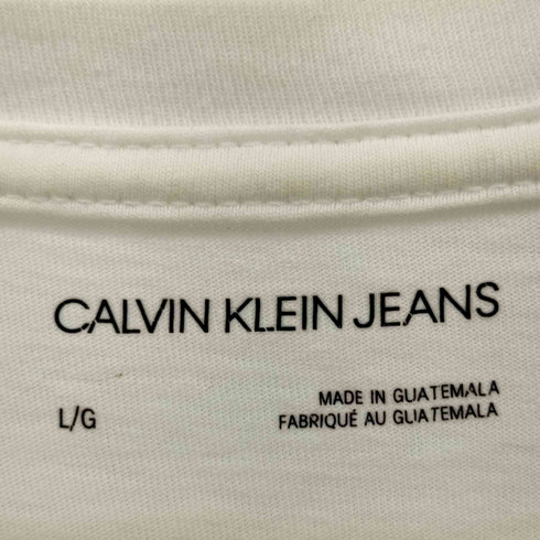 カルバンクラインジーンズ Calvin Klein Jeans ロゴ刺繍 プリント カットソー メンズ JPN:L