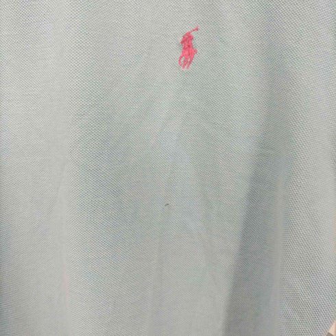 ポロバイラルフローレン Polo by RALPH LAUREN 90S CUSTOM FIT ワンポイント 刺繍 S/S ポロシャツ メンズ import:L