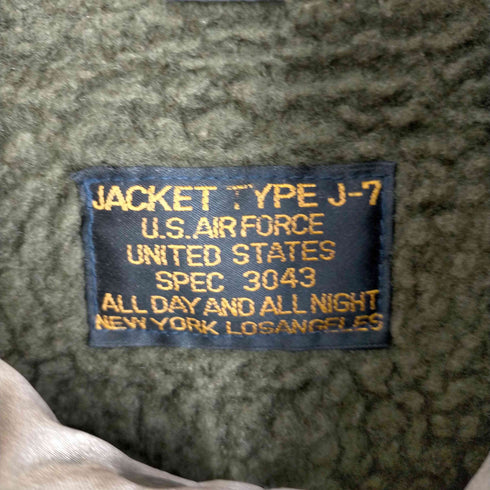 jacket type J-7 裏地ボアミリタリーナイロンジャケット メンズ JPN:XL