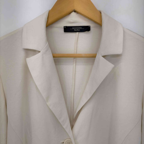 マックスマーラウィークエンド MAX MARA WEEKEND リヨセルコットンテーラードジャケット レディース import:M