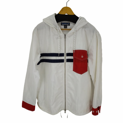 シークエル SEQUEL バイカラーフードナイロンアケット メンズ import:M