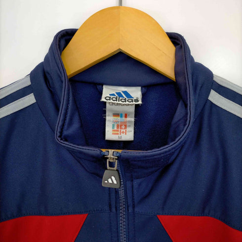 アディダス adidas 90-2000s パフォーマンスロゴ スリーライン トラックジャケット メンズ import:M