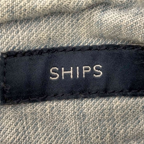 シップス SHIPS コットンリネンワイドデニム レディース 38