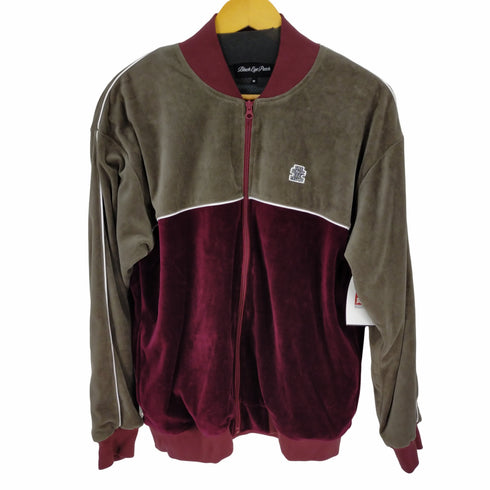 ブラックアイパッチ Black Eye Patch 23SS OG LABEL PIPING VELOUR TRACK JACKET BURGUNDY メンズ import:M