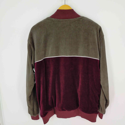 ブラックアイパッチ Black Eye Patch 23SS OG LABEL PIPING VELOUR TRACK JACKET BURGUNDY メンズ import:M
