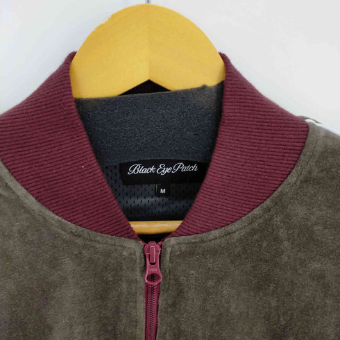 ブラックアイパッチ Black Eye Patch 23SS OG LABEL PIPING VELOUR TRACK JACKET BURGUNDY メンズ import:M