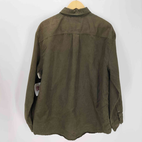 ナイツブリッジ KNIGHTSBRIDGE OLD フェイクスウェード 長袖シャツ メンズ import:L