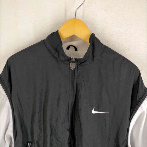 ナイキ NIKE 00S 2WAY ナイロンジャケット ジップアップブルゾン ナイロンベスト メンズ JPN:XL