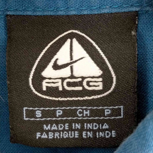 ナイキエーシージー NIKE ACG 90-2000s エポーレット ハーフボタン 半袖シャツ メンズ import:S
