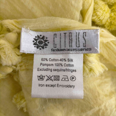 シトラス CITRUS シルク混 タッセルストール レディース 服飾品の為表記無