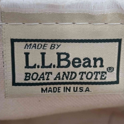 エルエルビーン L.L.Bean USA製 イニシャル キャンバスミニトートバッグ レディース