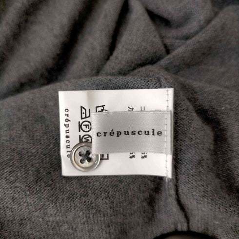 クレプスキュール crepuscule L/S Knit Polo メンズ JPN:1