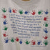 オニータ ONEITA USA製 POWER-T 手形 アート メッセージプリント Tシャツ メンズ import:XXL