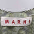 マルニ MARNI パフスリーブ サイドリボン ストライプ ミニ ワンピース レディース JPN:38