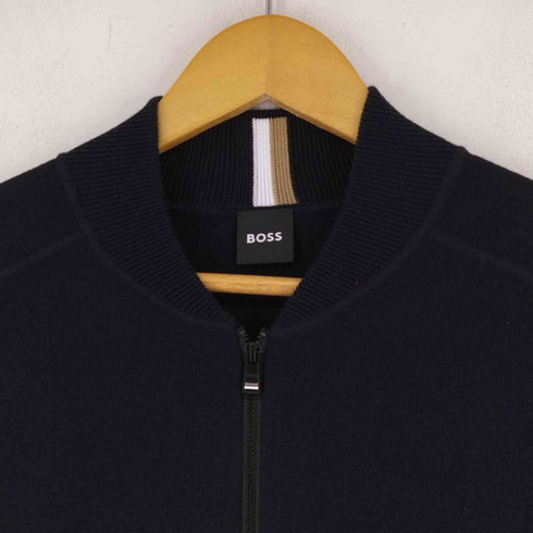 ボス BOSS ウール混ジップアップブルゾン メンズ import:S