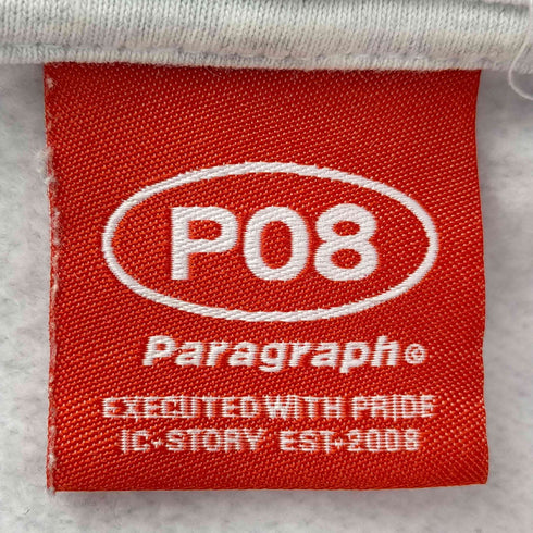 パラグラフ PARAGRAPH ロゴワッペンプルオーバーパーカー メンズ