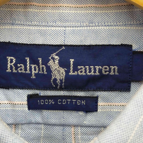 ラルフローレン RALPH LAUREN ストライプ柄ボタンダウンシャツ メンズ 14 1/2-31