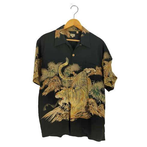 サンサーフパームブリーズ SUN SURF PALM BREEZE SPECIAL EDITION 実名復刻 PALM BREEZE TOGS SILK S/S SASATORA アロハシャツ メンズ JPN:M