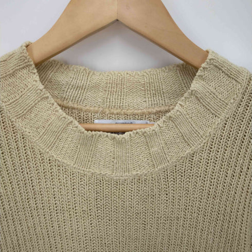 ゲス GUESS BY GEORGES MARCIANO ロゴ刺繍シルクニット メンズ JPN:S