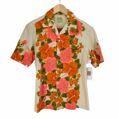 ui-maikai MADE IN HAWAII コットンアロハシャツ メンズ