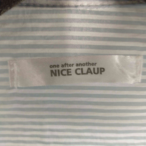 ナイスクラップ NICE CLAUP ストライプシアーシャツ レディース FREE