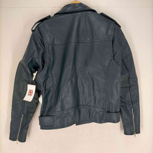 レニウムハイダウェイ HIDEAWAY rhenium レザーダブルライダースジャケット メンズ US:38