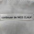 ナイスクラップ NICE CLAUP ノーカラーシアーシャツ レディース FREE