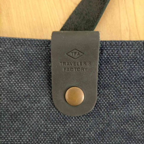 TRAVELERS FACTORY レザー×キャンバス ショルダーバッグ メンズ