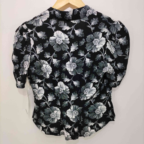 マウジー moussy 総柄 フラワーモチーフ オープンカラーシャツ レディース FREE