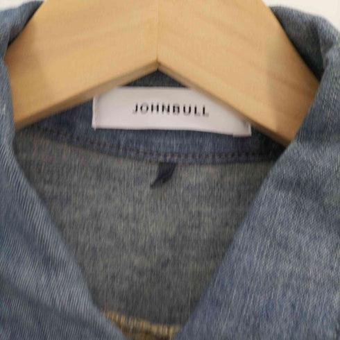 ジョンブル Johnbull ウォッシュ加工 デニム シャツ ワンピース レディース FREE