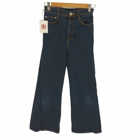 ムルーア MURUA ハイウエストスリムフレアdenimパンツ レディース JPN:S