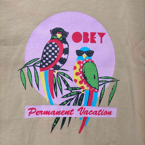 オベイ OBEY S/S バックプリントTシャツ メンズ JPN:M