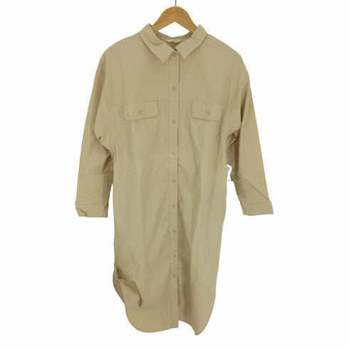 フリークスストア FREAKS STORE 19AW リネン混 ワーク シャツ ワンピース レディース FREE