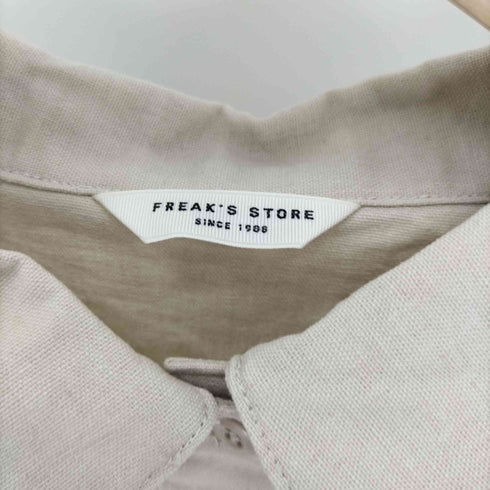 フリークスストア FREAKS STORE 19AW リネン混 ワーク シャツ ワンピース レディース FREE