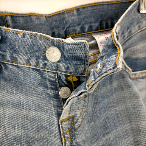 ラッキーブランド LUCKY BRAND USA製 ダメージ加工 フレアデニムパンツ レディース 0/25